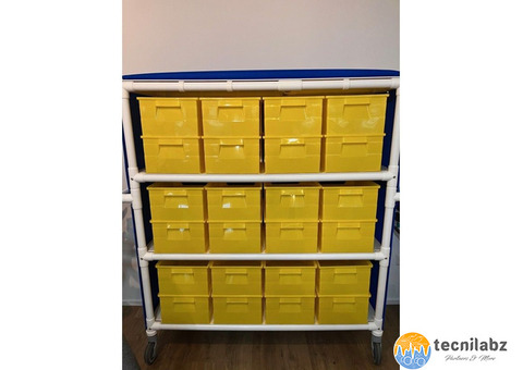 Chariot de transport du linge 24 résidents